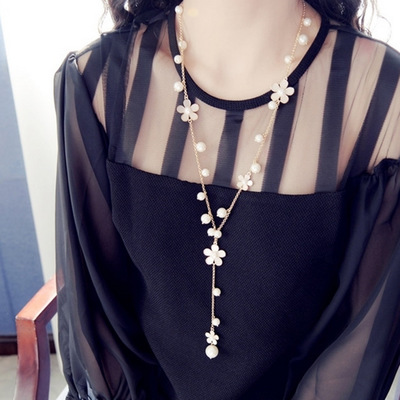 Perlen Pulloverkette