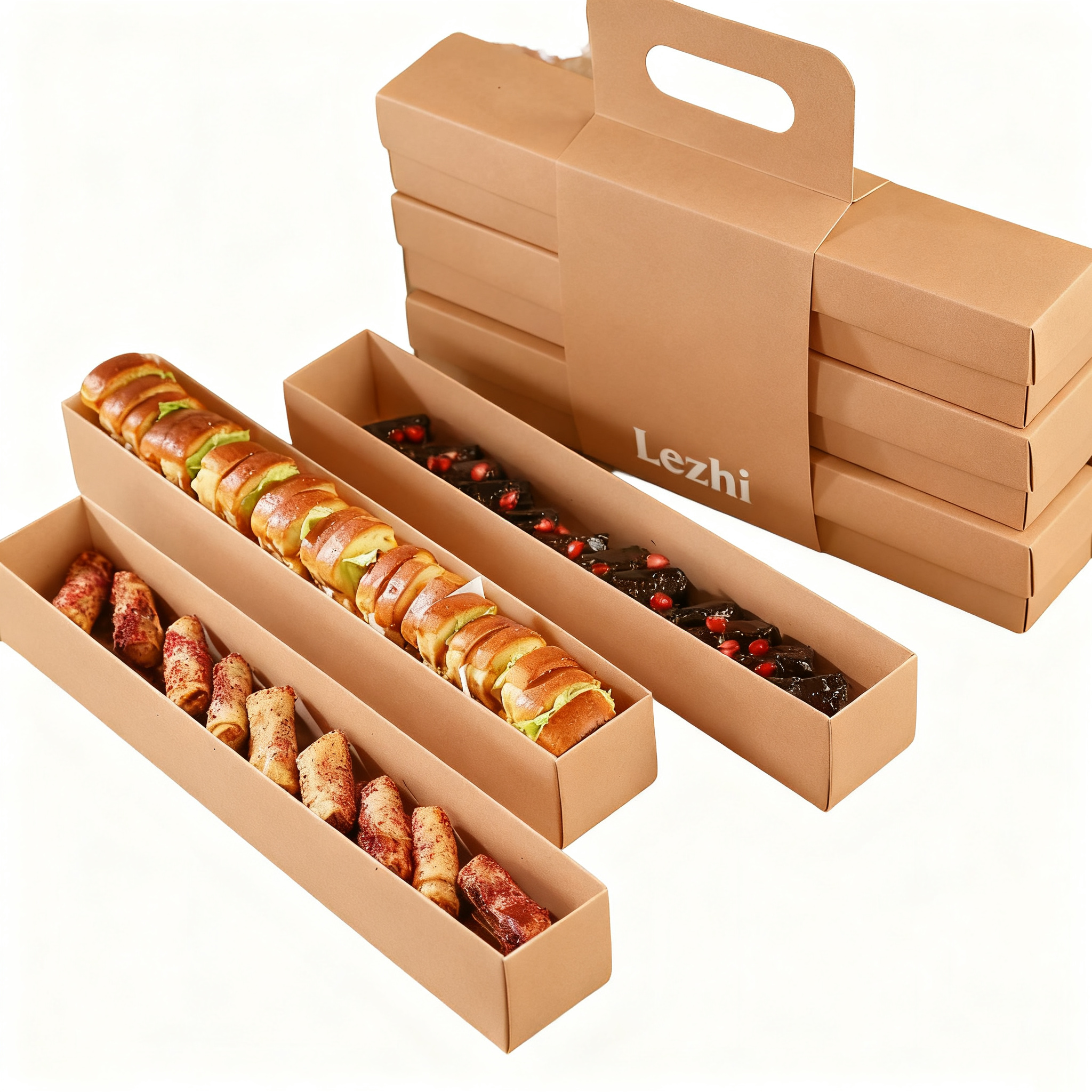 Arabische Take-away-Bäckereibox mit Griff 4