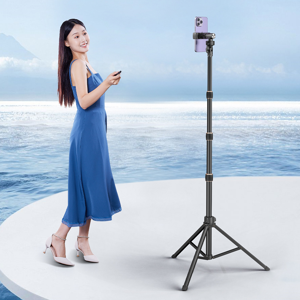 Faltbares Smartphone-Stativ mit Selfie-Stick 3