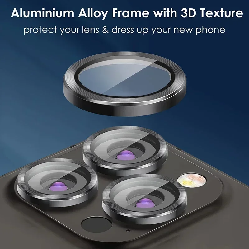 Metall-Kameraschutzglas 3er-Set für iPhone 2