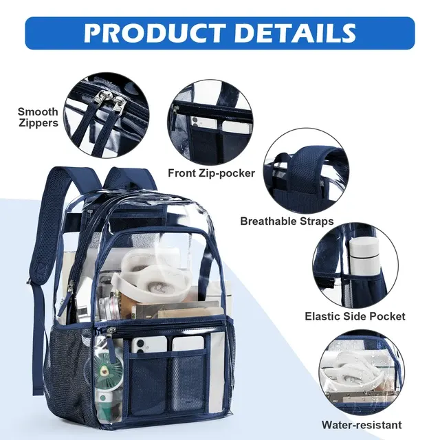Transparenter Rucksack 2