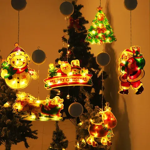 Saugnapf-Weihnachtslampe