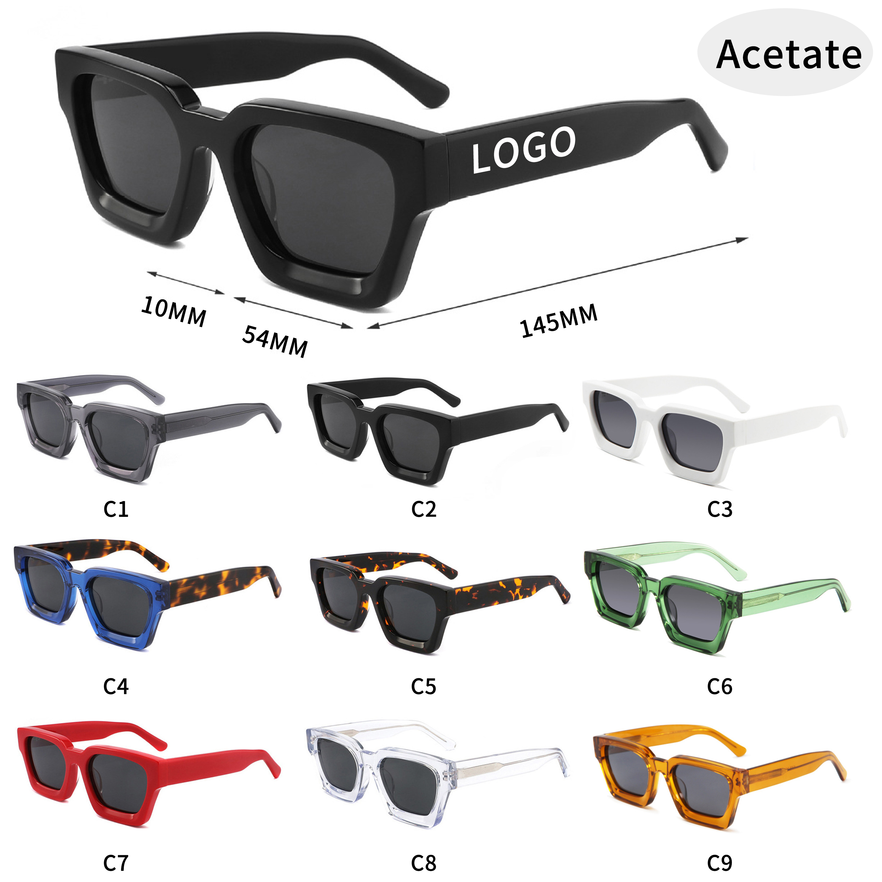 Acetat-Sonnenbrille 3