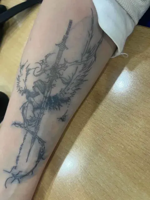 Semi-Permanente Temporäre Tattoos im Punk-Stil 4