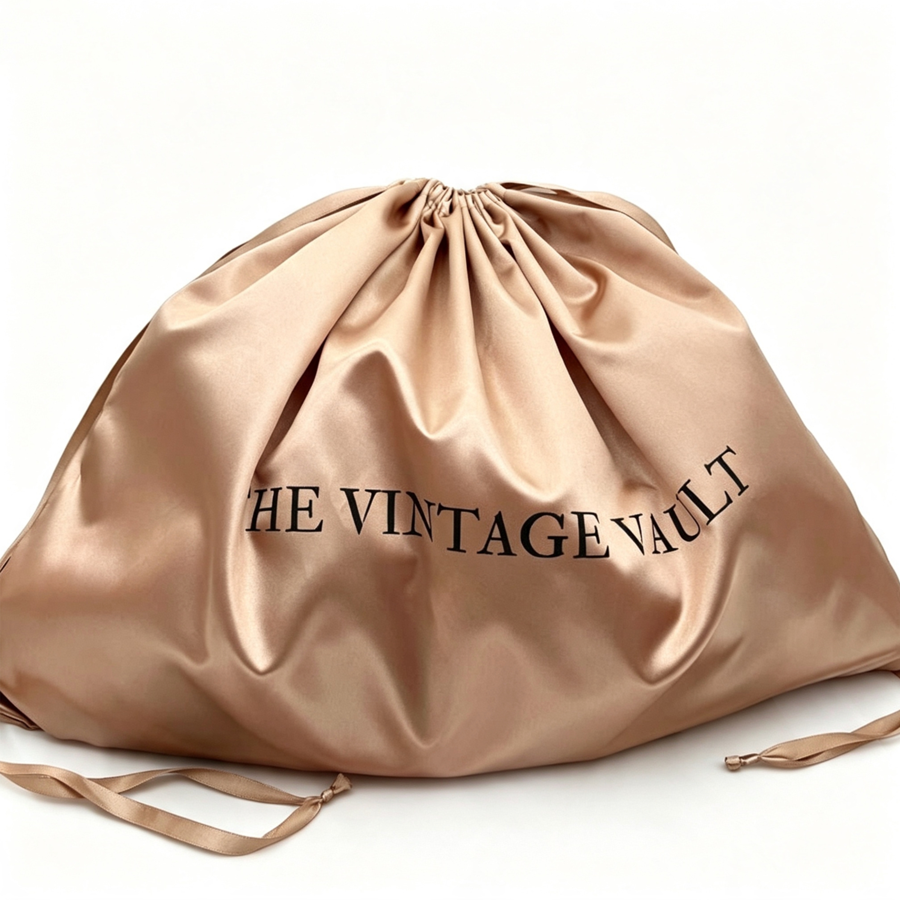 Champagnergoldener Satin-Staubbeutel 51x61 cm
