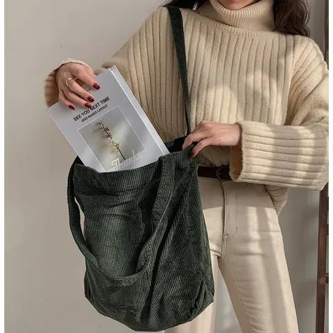 Cord-Handtasche