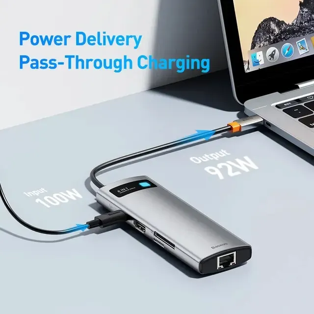 4K USB-C-Hub mit HDMI, Ethernet und PD 4