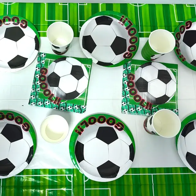 Fußball-Partygeschirr-Set 4