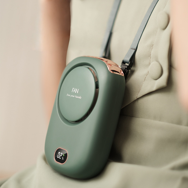 Wiederaufladbarer Tragbarer Halsventilator Mini 2
