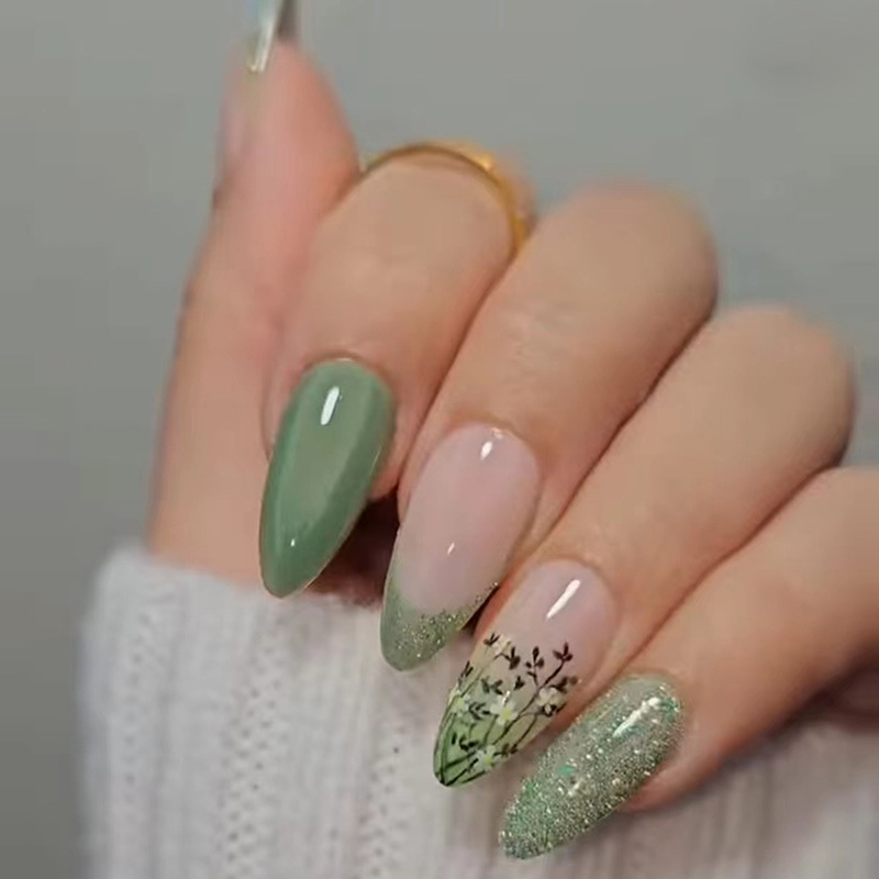 Blumen-Nagelsticker