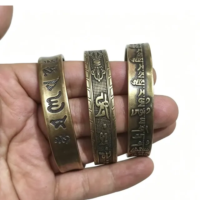 Messing-Mantra-Armband 2