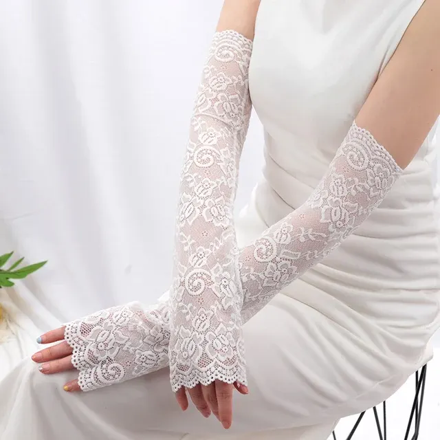 Damen-Netz-Fingerhandschuhe 2