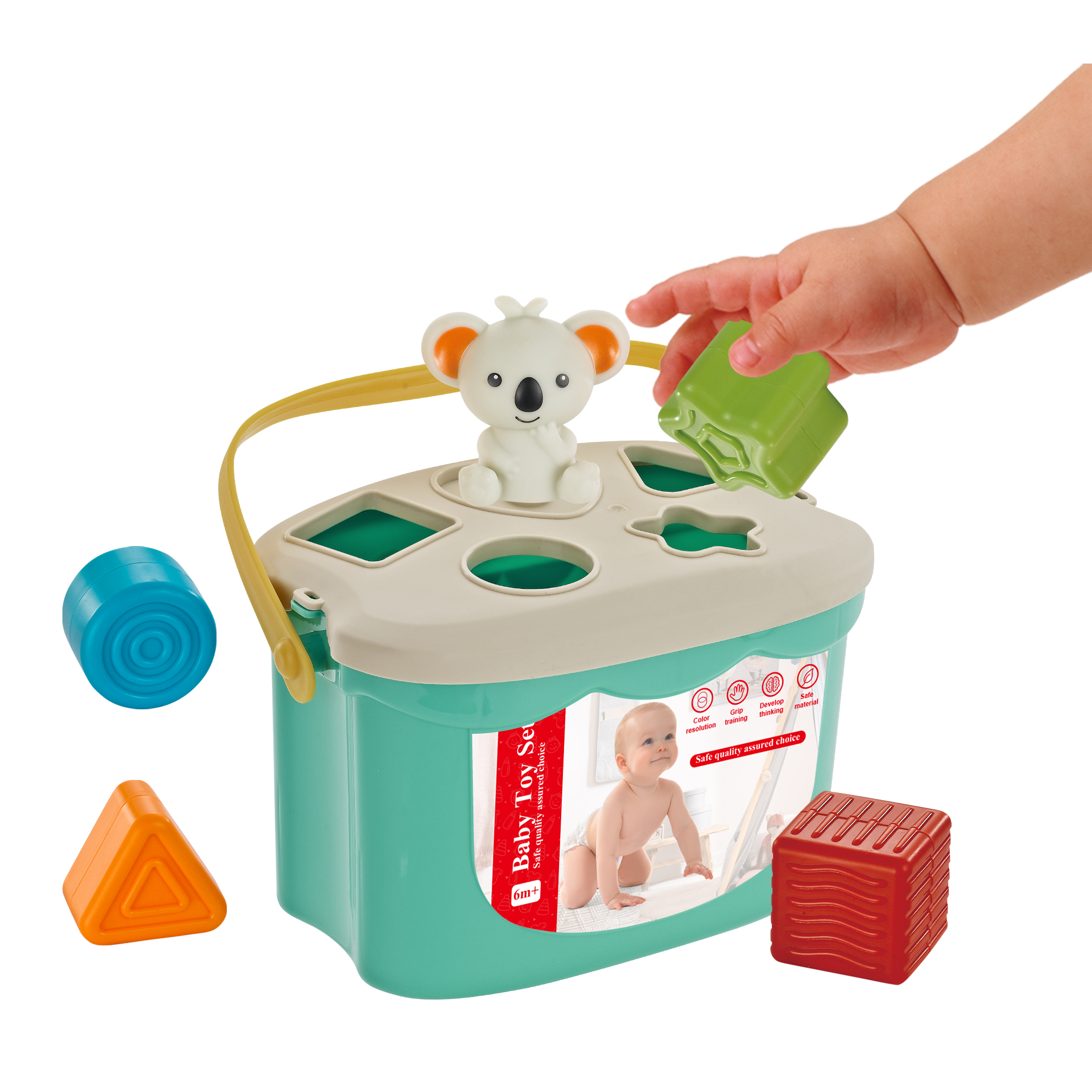 4-in-1 Badespielzeug Set aus Kunststoff 4