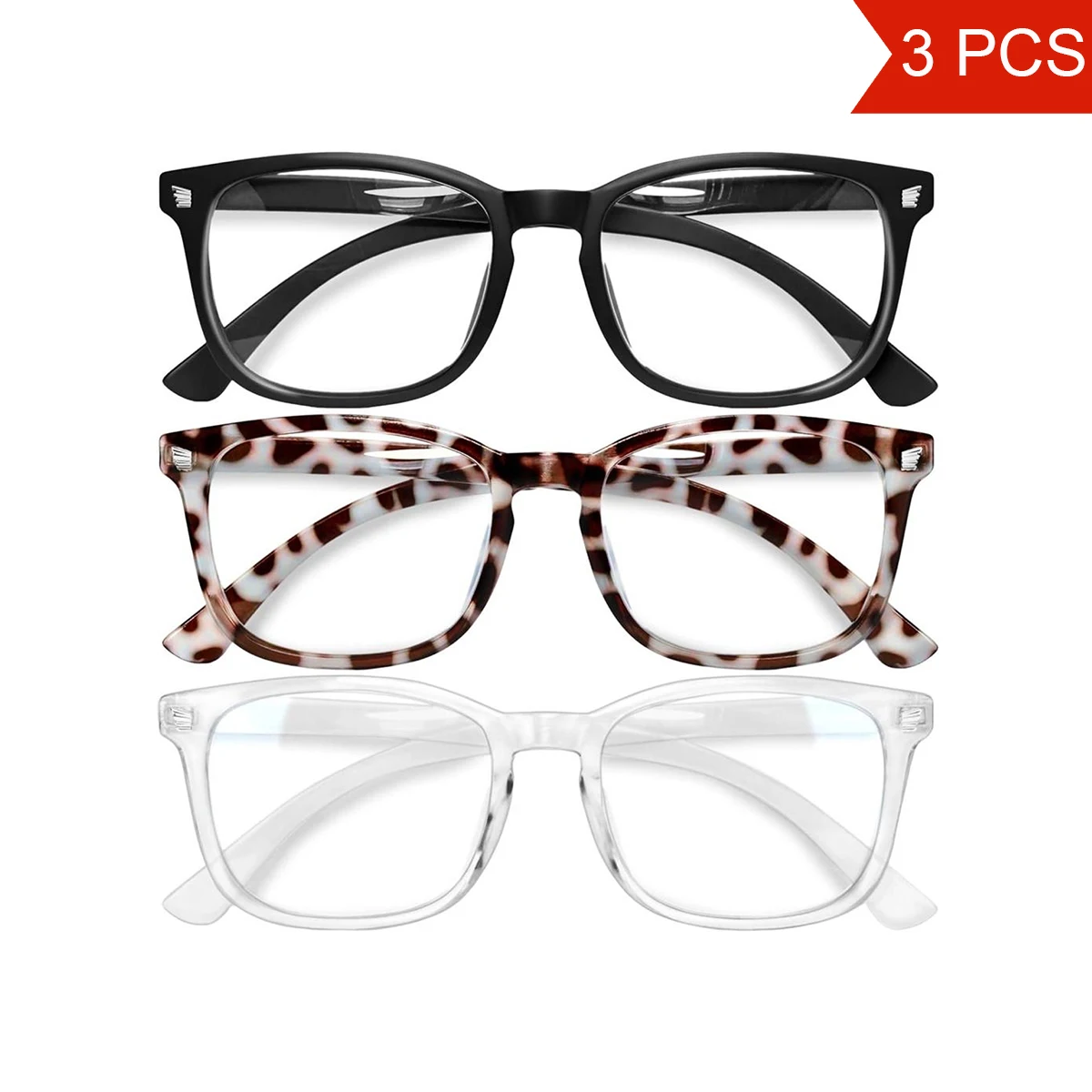 3-teilige Business-Brille mit Blaulichtfilter