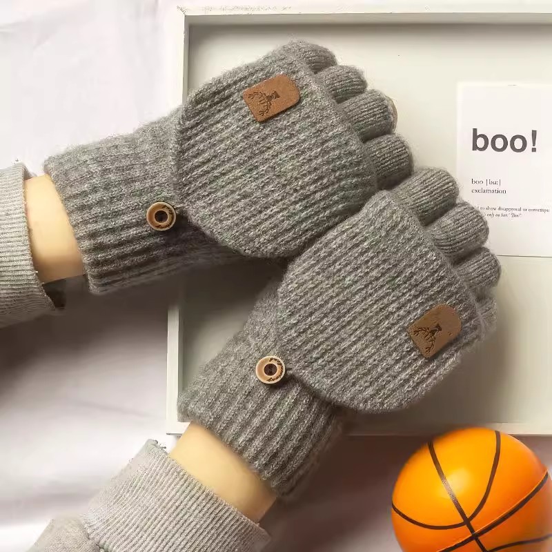 Strick-Fingerhandschuhe