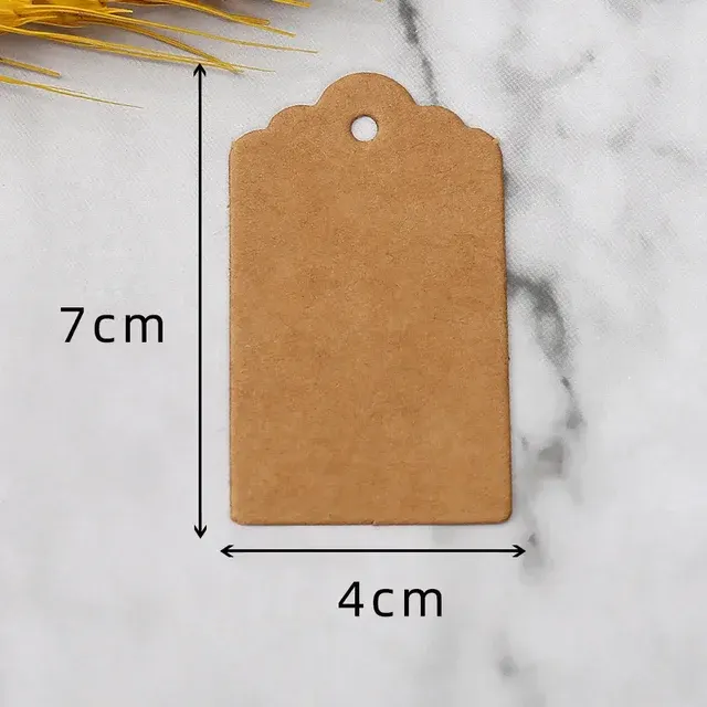 Kraftpapier-Geschenkanhänger 4