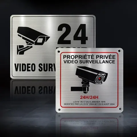Videoüberwachungs-Schild