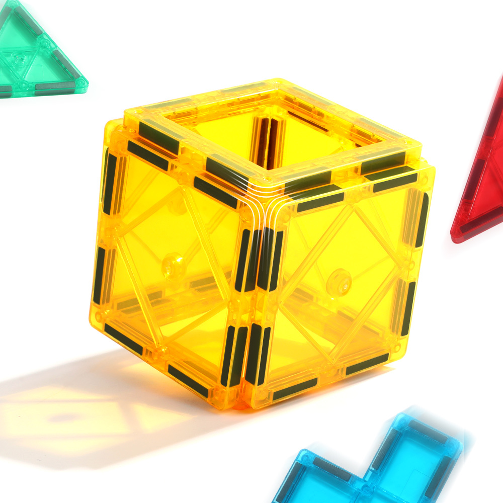 Magnetische Bausteine Set mit 120 Teilen 4