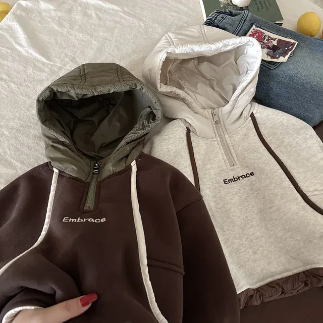 Kleinkind-Samt-Kapuzenpullover 2