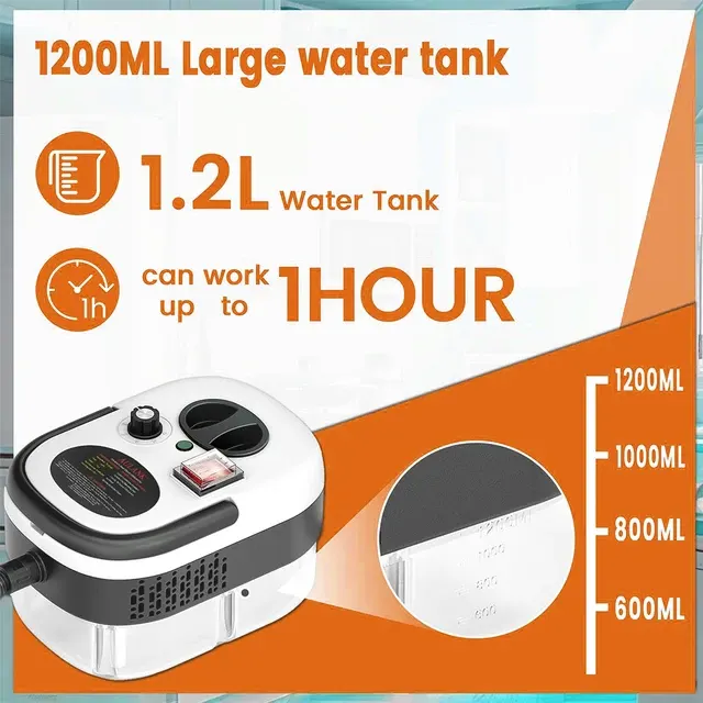 2500W Handdampfreiniger mit 1,2-Liter-Tank 4