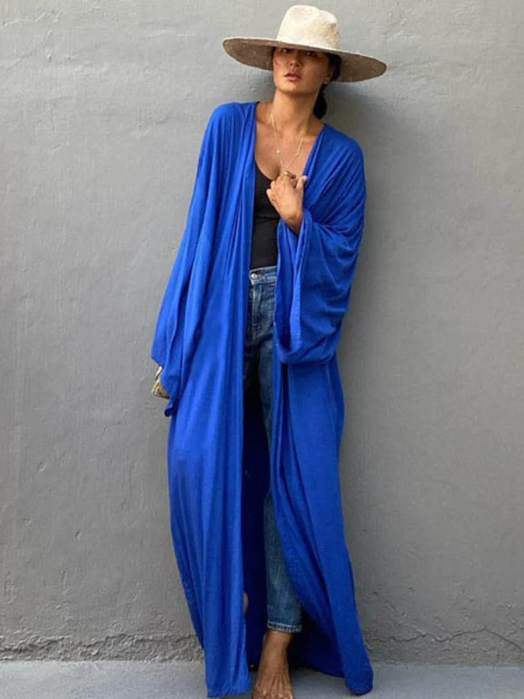 Wickel-Kimono Strandkleid 3