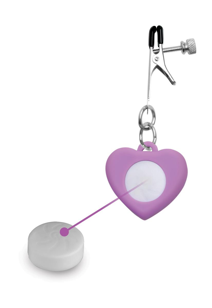 LED-Brustklemmen Heart 4