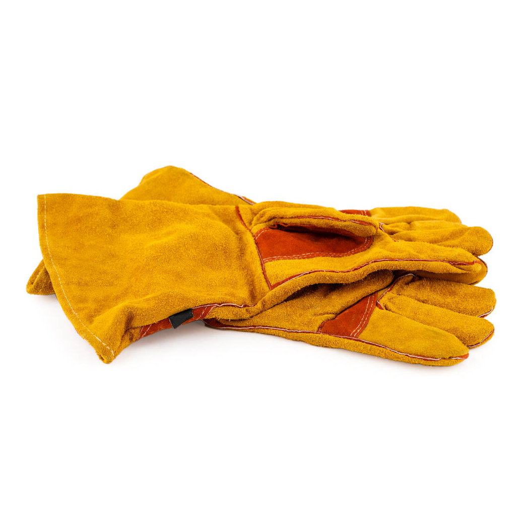 Langstulpen-Lederhandschuhe mit Doppelhandfläche 3