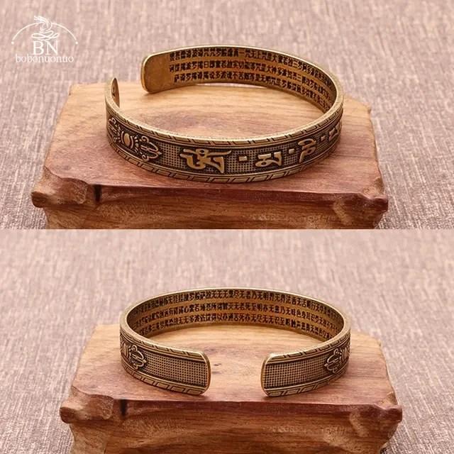 Messing-Mantra-Armband 4