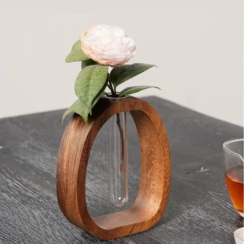Holzvase