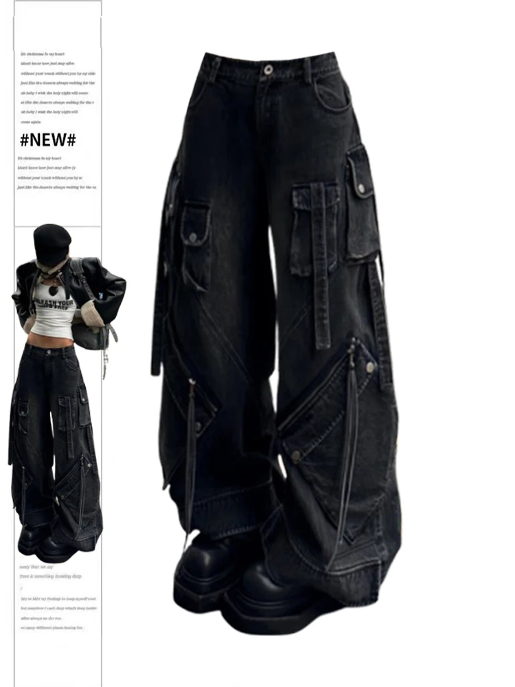 Baggy Cargo-Jeans