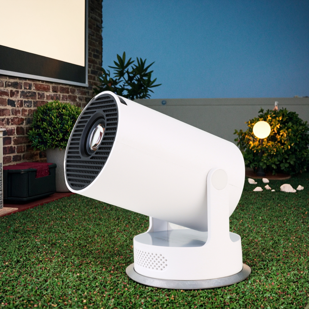 4K Mini Beamer mit Lautsprecher Outdoor