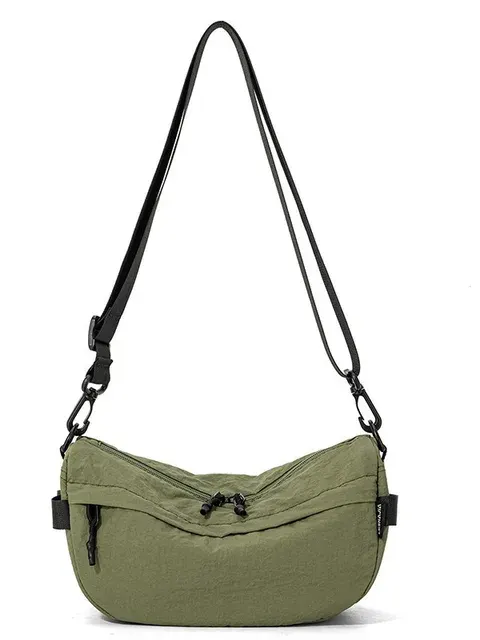 Wasserabweisende Nylon-Umhängetasche mit Handyfach 3
