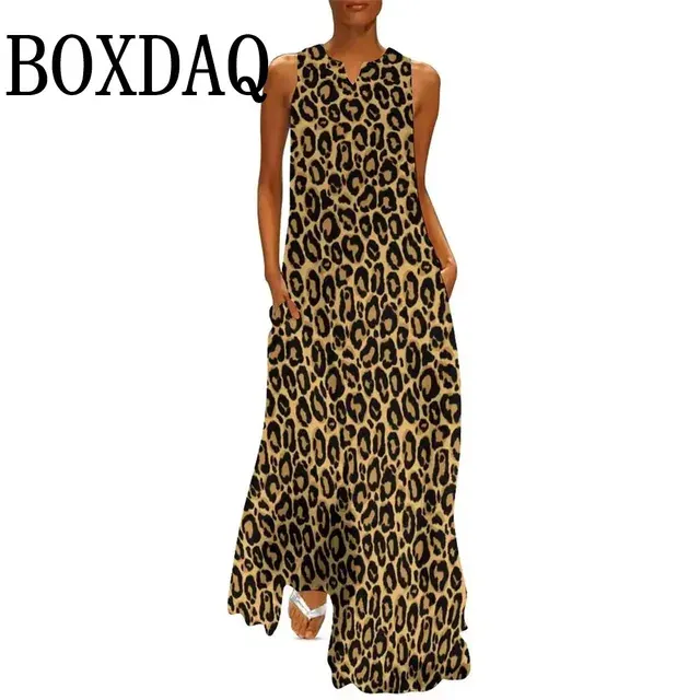 Sommerkleid mit Leopardenmuster 3