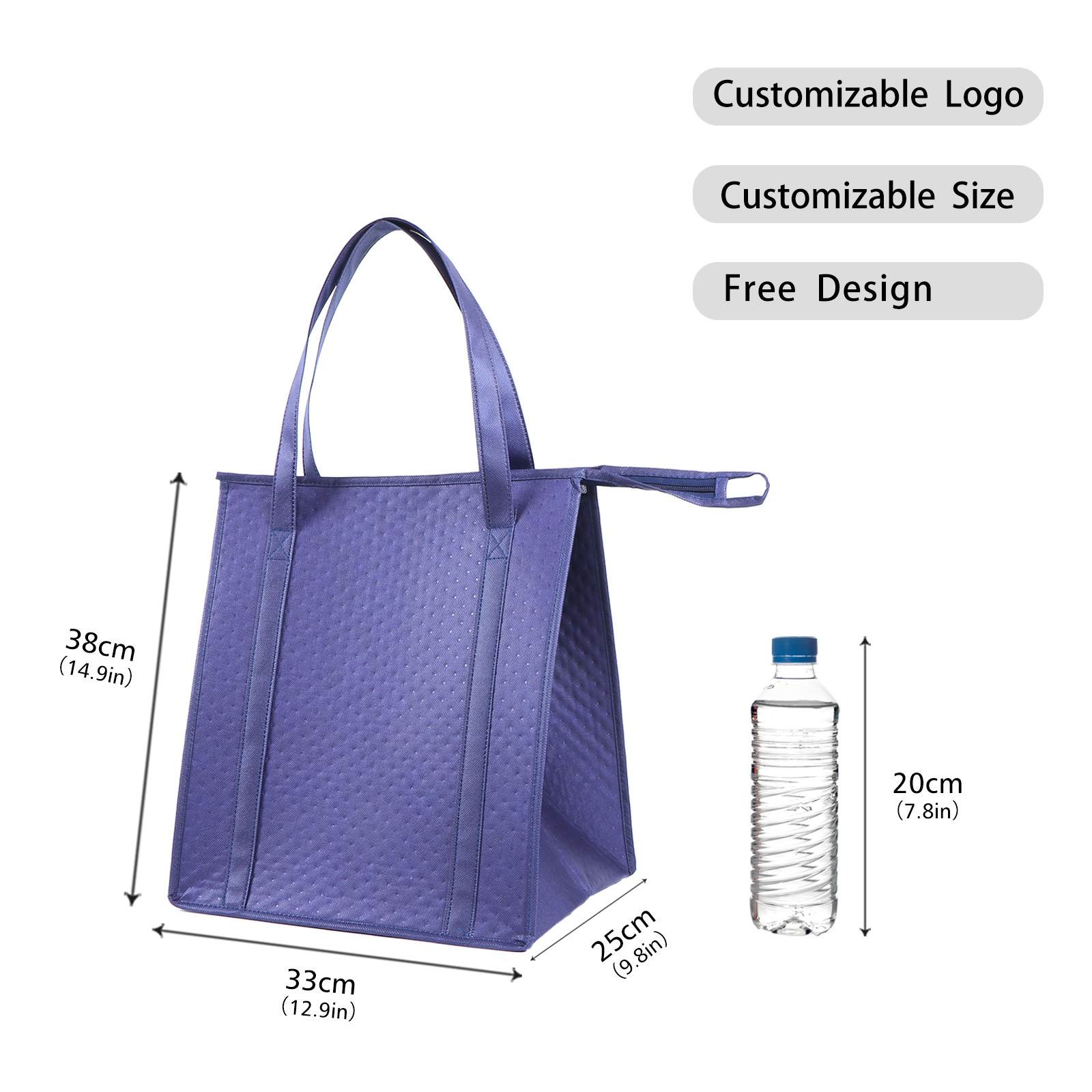 Isolierte faltbare Lunch-Kühltasche 3