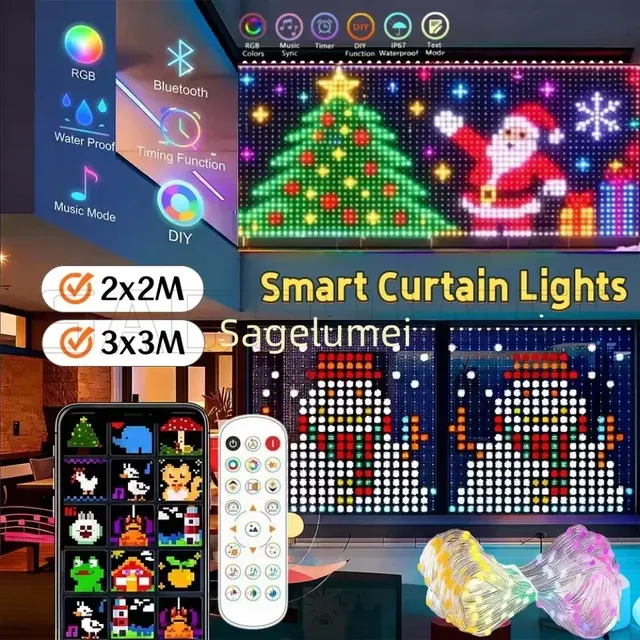 LED-Pixel-Lichtervorhang 3