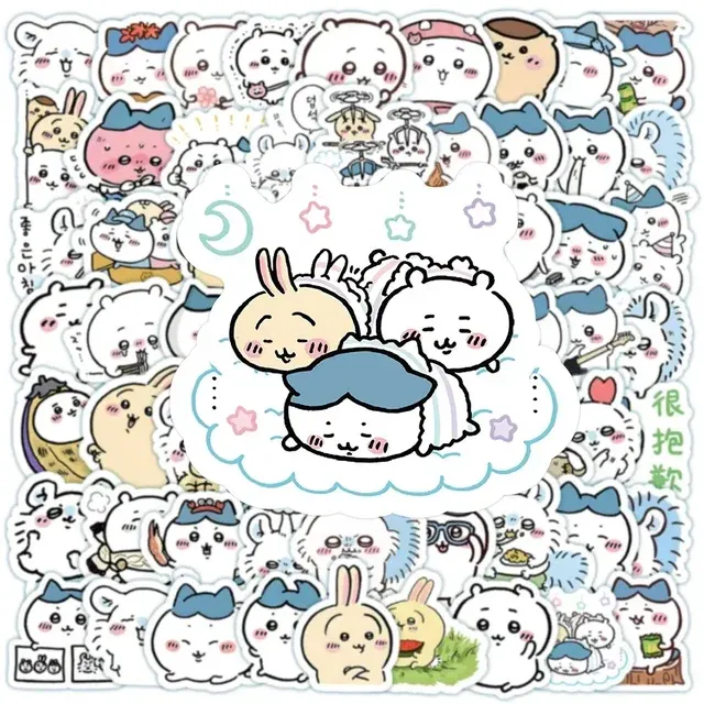 Wasserfeste Chiikawa Vinyl-Sticker 100 Stück 4