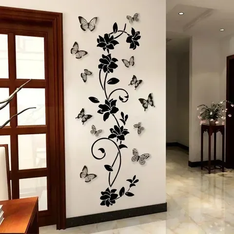 Abnehmbares 3D-Schmetterling-Wandtattoo