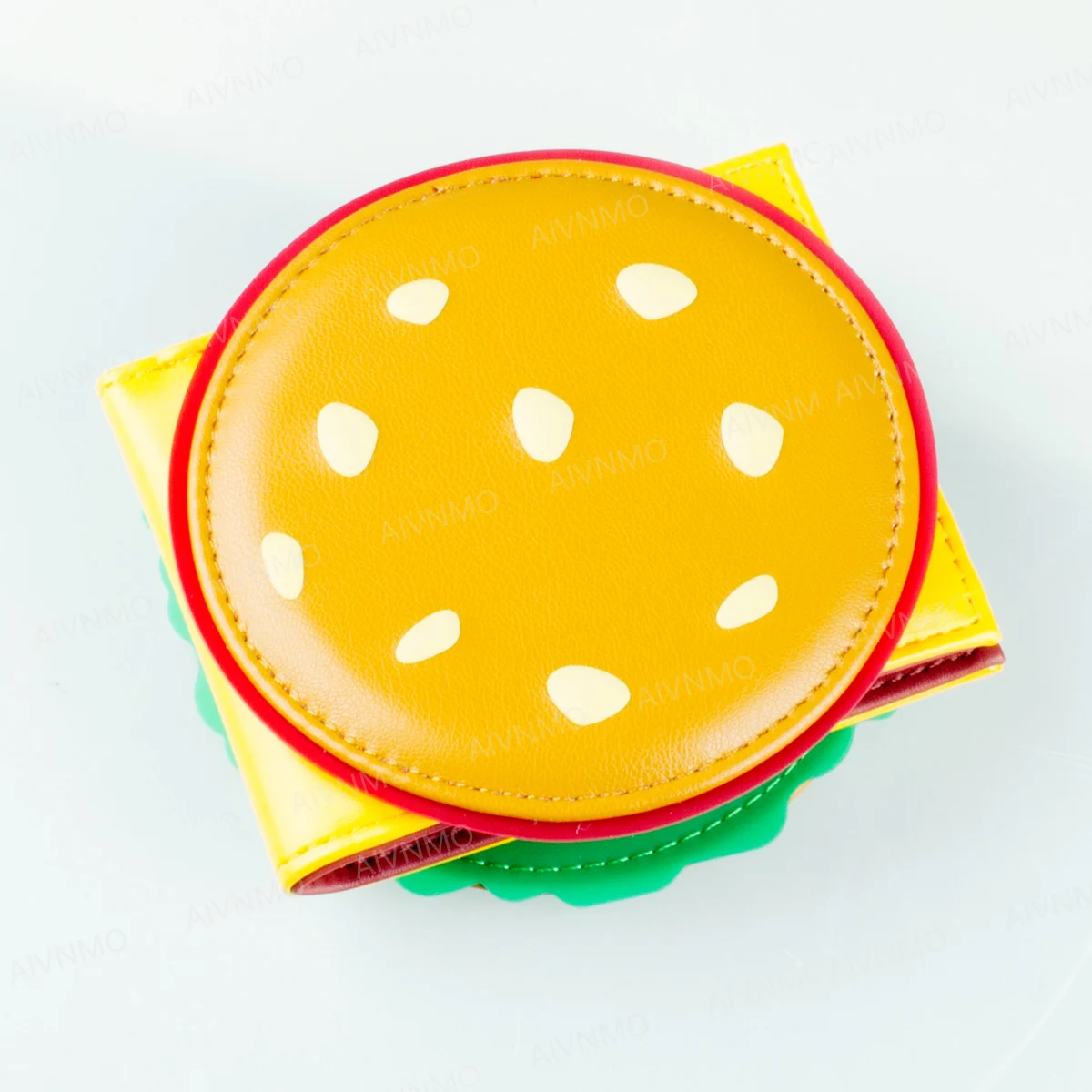 Kompakte 3D-Burger-Geldbörse mit Kartenfach 4