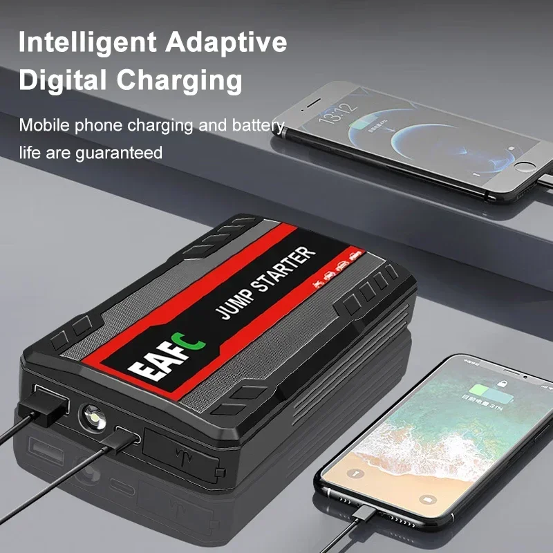 Auto-Starthilfe-Powerbank 600A mit LED-Licht 4