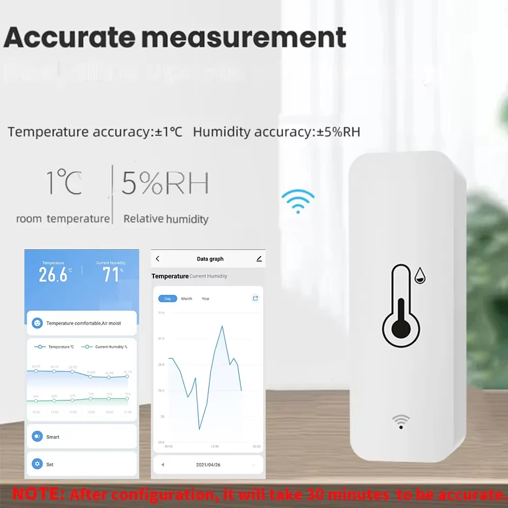 WLAN-Temperatur- und Feuchtigkeitssensor mit App 4