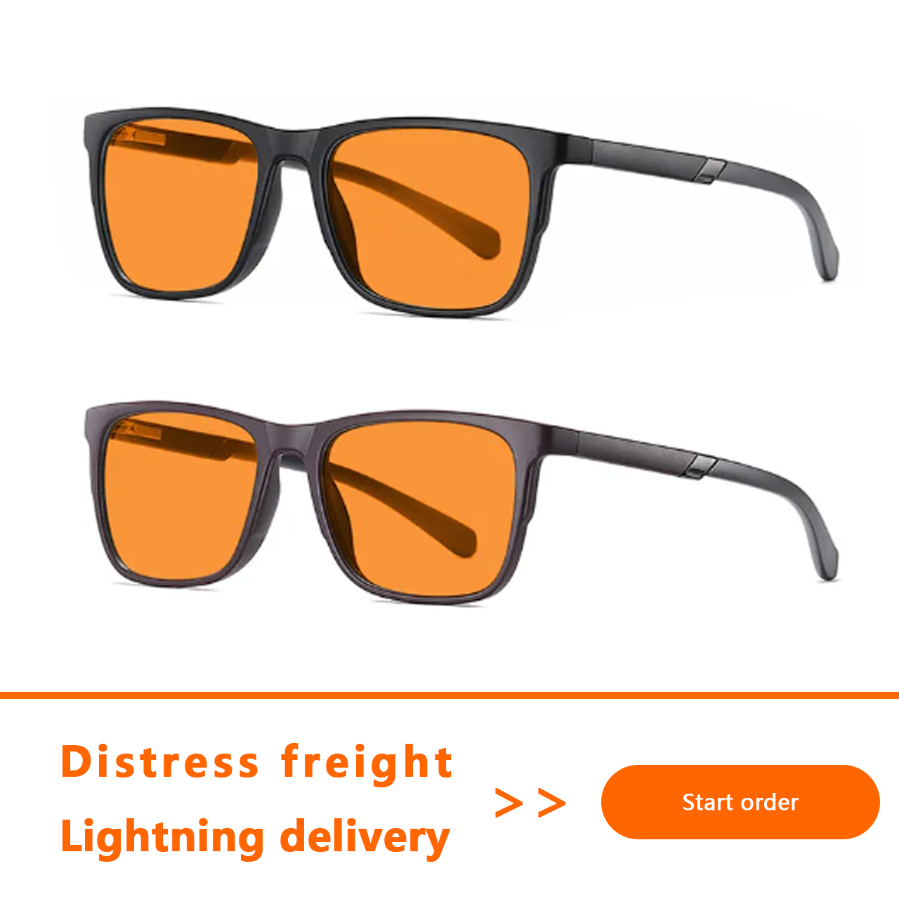 Quadratische Lesebrille mit Blaulichtfilter 2
