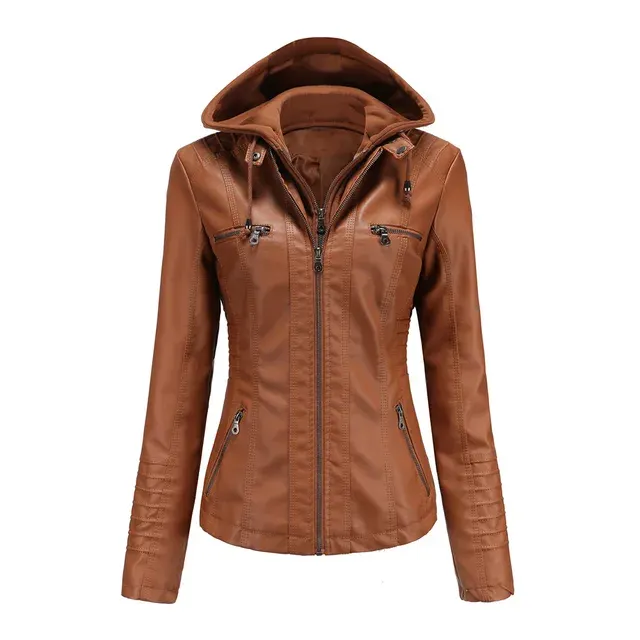 Kunstleder-Bikerjacke 4