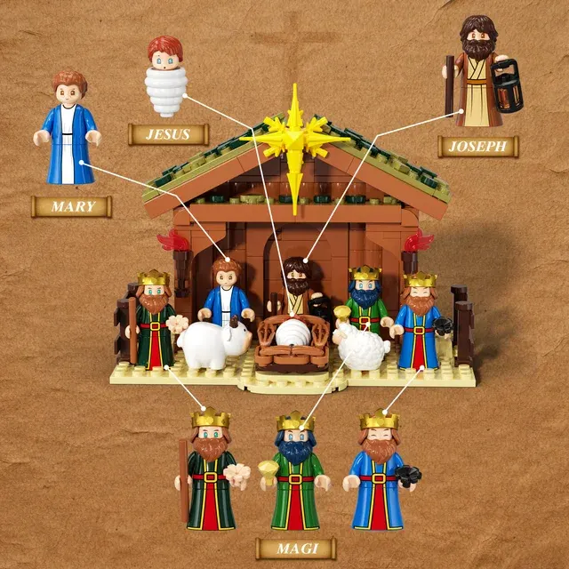 Weihnachtskrippen-Bausatz 4