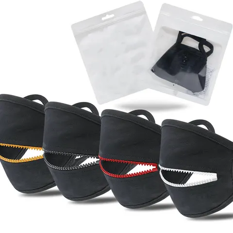 Winddichte Radsport Gesichtsmaske Schwarz