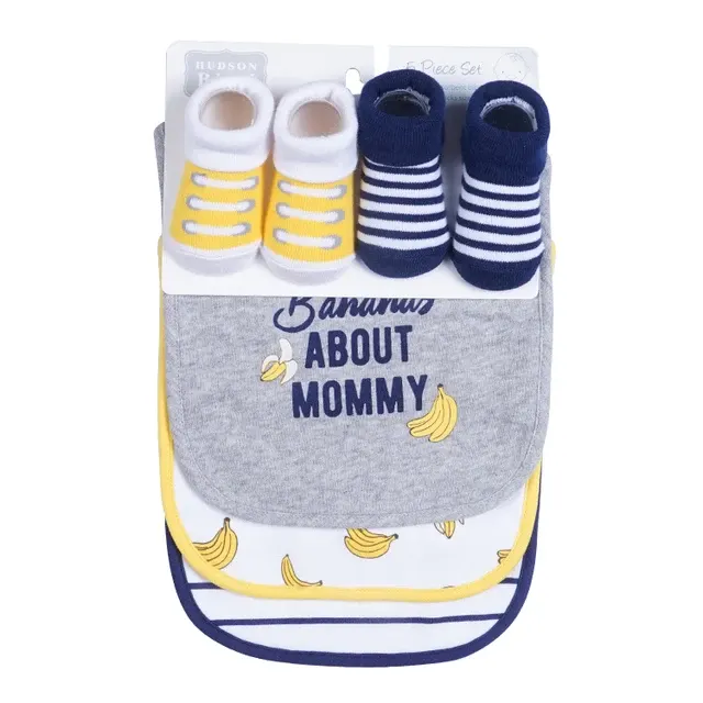 5er-Set Baby-Lätzchen-Socken aus Baumwolle 2