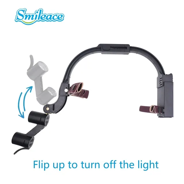 Zahnlupenbrille mit LED-Licht 2