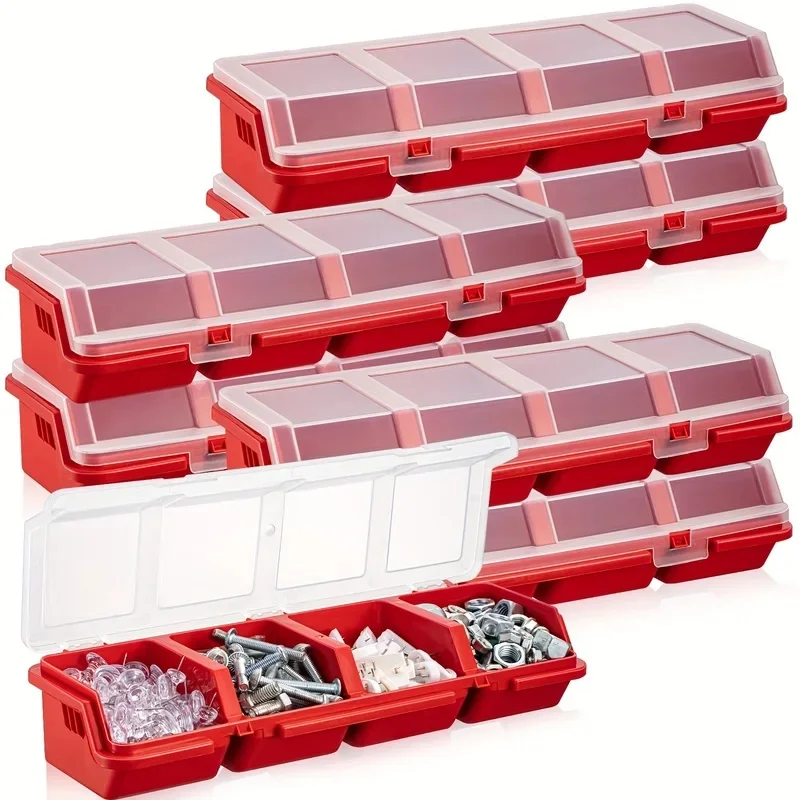 Unterteilte Kunststoff-Sortierbox für Kleinteile 3