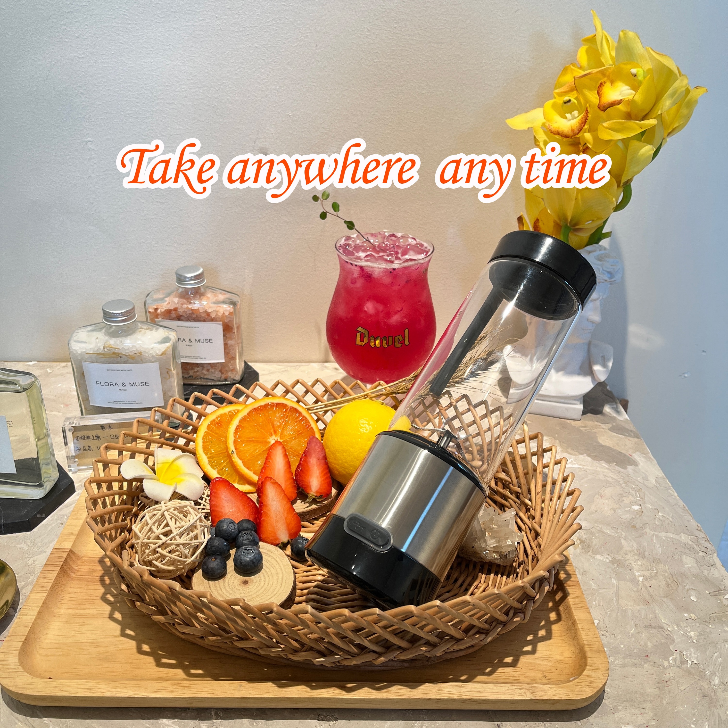 Tragbarer USB-Mini-Smoothie-Mixer für unterwegs 2