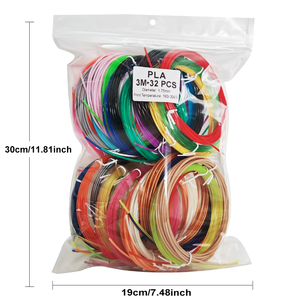 Bunte PLA-Filament-Set für 3D-Stifte 1,75 mm 4