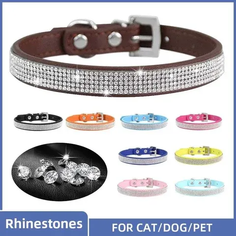 Strass-Haustierhalsband